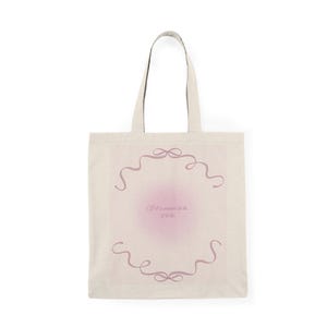 Natural Canvas Tote Bag with Elegant Design, Eco-Friendly Shopping Bag, Chic Gift, Reusable Grocery Tote, Perfect for Everyday Use