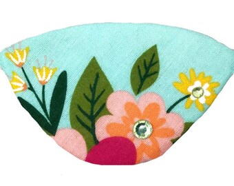 feather haute couture eye care cataract aid ONLY 1 Fashion eye patch SONG of HIAWATHAhandmade tulle fabric gemstones