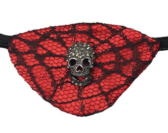 feather haute couture eye care cataract aid ONLY 1 Fashion eye patch SONG of HIAWATHAhandmade tulle fabric gemstones