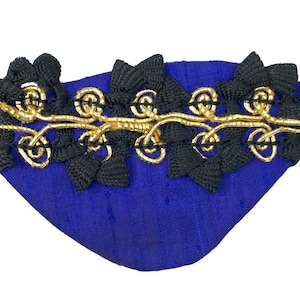 Eye Patch Purple Royalty Black Gold Fashion Pirate Fantasy Elegant