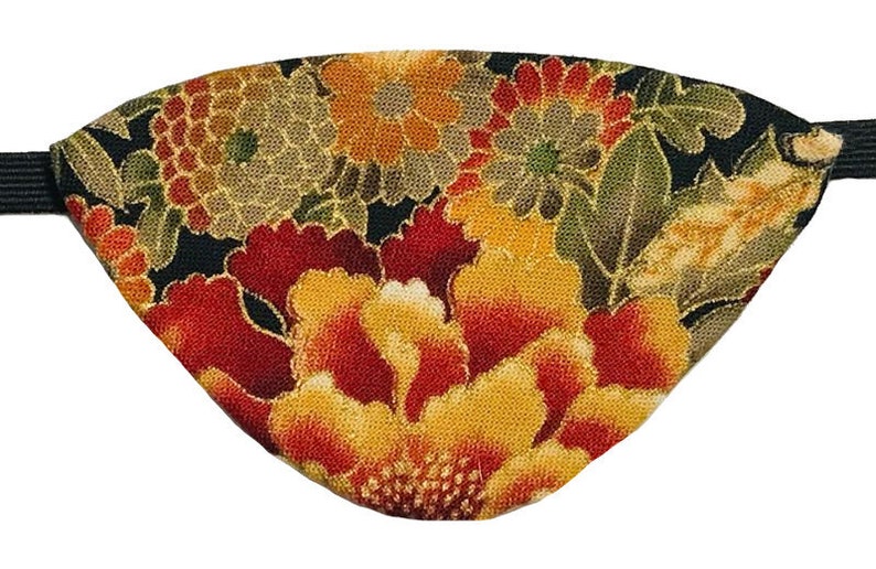 Eye Patch Japanese Garden Yellow Orange Black Gold Red Etsy