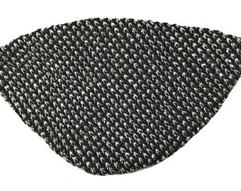 Eye Patch Dragon Scales Silver Medieval Chainmail Glam Wild Cosplay Fashion