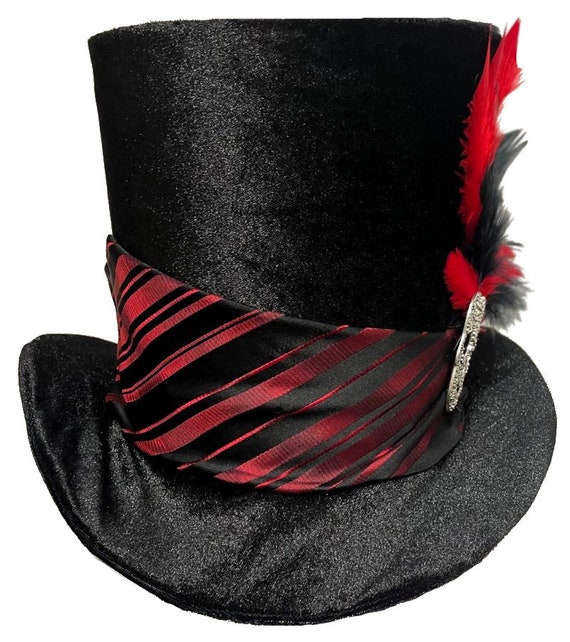 Cappello a cilindro nero deluxe Byron - Costume per Halloween