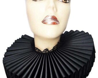 1 Pezzo Colletto Vintage In Pizzo Arricciato A Più Strati Staccabile - Foto 10