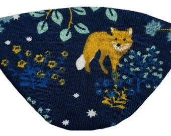 Eye Patch Fox Woodland Blue Floral Forest Fashion Fantasy Eyepatch Cute