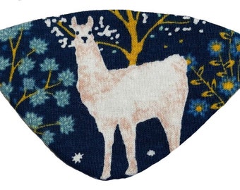 Eye Patch Llama Blue Floral Forest Fashion Fantasy Eyepatch Cute Alpaca