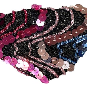 Augenklappe Pailletten Pink Blau Aqua Pfirsich Jeweled Silber schillernde Wilde extravagante Mode Pirat Fantasy Gold