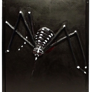 Origineel It's The Small Things-reliëf met muggenhorrorschilderij