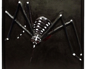 It's The Small Things original mosquito horror painting relief