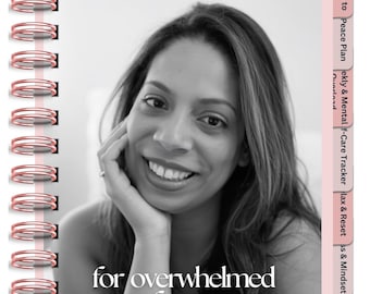 Digital Peace, Printable Self-Care Planner for Overwhelmed Moms, Mom Wellness & Productivity, Daily Stress Relief