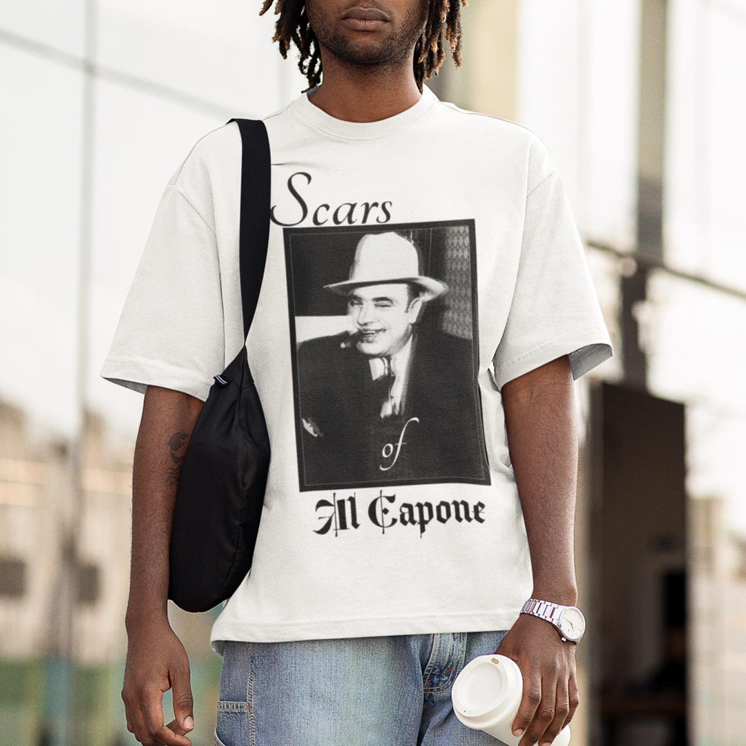 Al Capone Vintage Graphic T-shirt, 1920s Mafia History Tee - Etsy