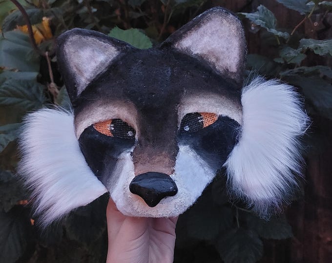 Female Racoon Mask Racoon Therian Mask - Etsy