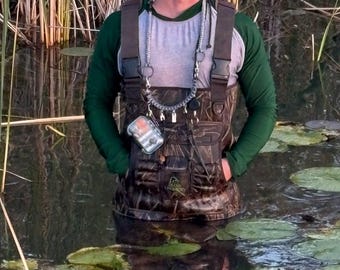 Cordino da pesca a mosca fatto a mano con clip: porta-attrezzi leggero e resistente