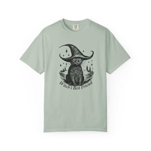 Witch&#39;s Best Friend Cat T-Shirt -  Unisex Tee, Magical Gift