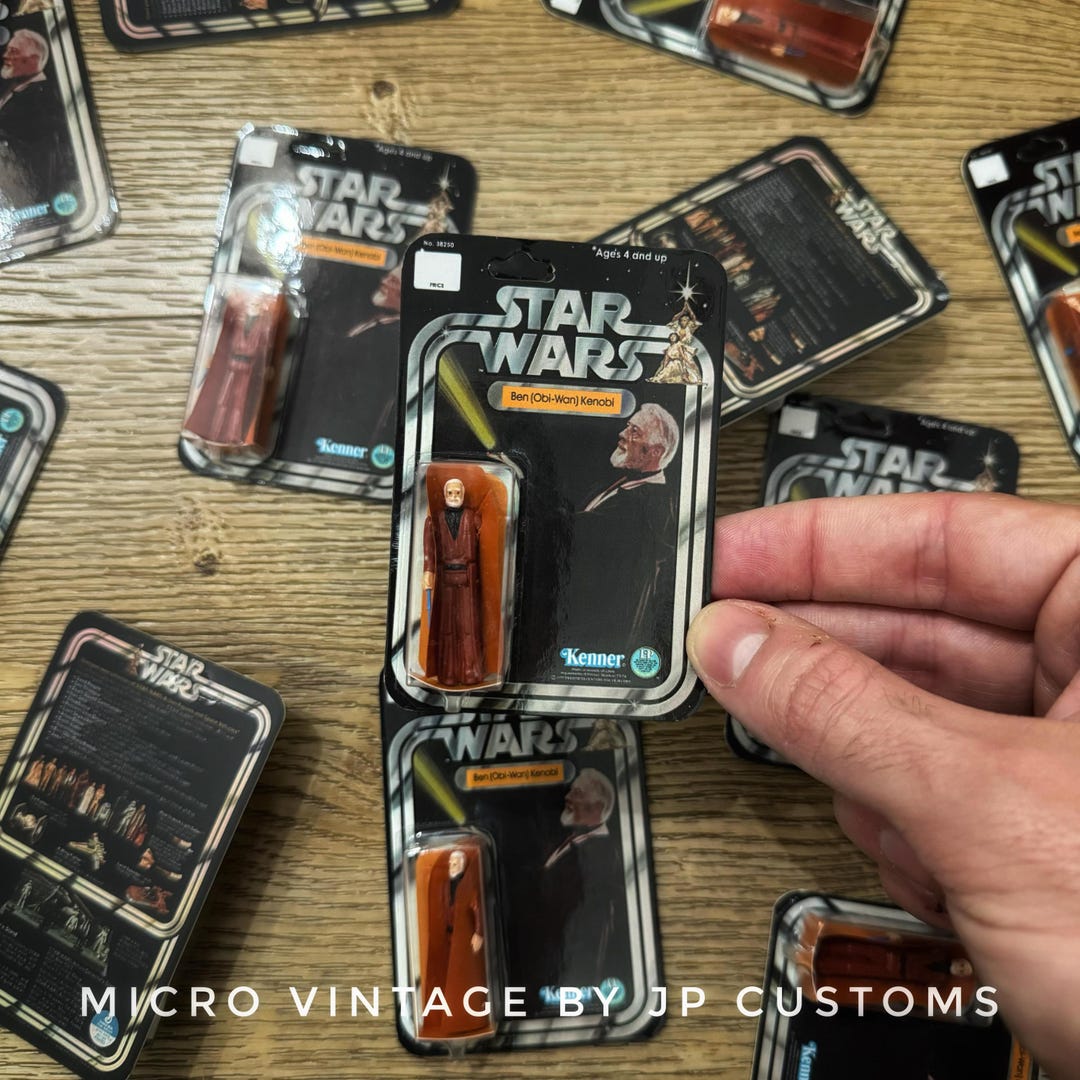 Star Wars Micro Vintage by JP Customs Obi-wan Kenobi - Etsy