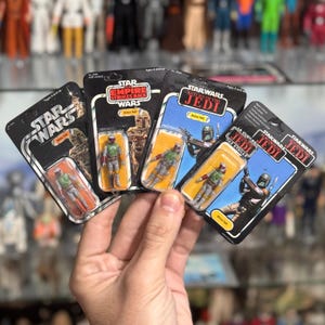 Hand Painted Boba Fett Micro Action Figure - JP Customs Star Wars Tribute