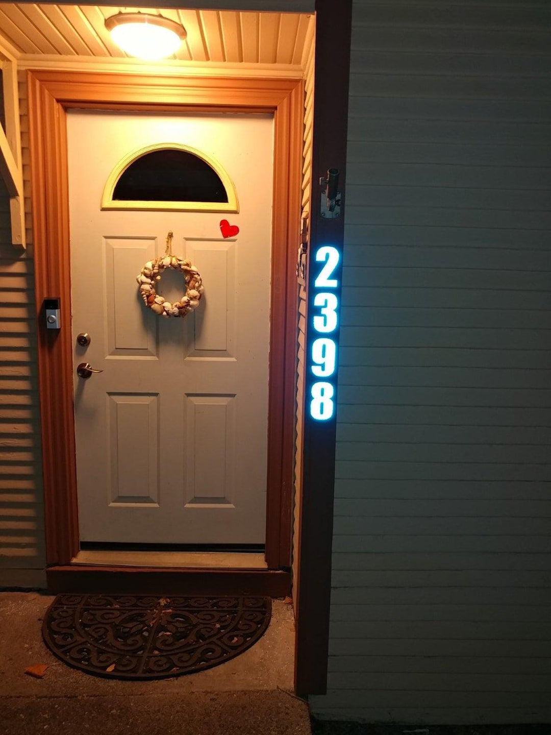 Ultra Reflective Home Address Numbers, Brightest Vinyl House Numbers - Etsy