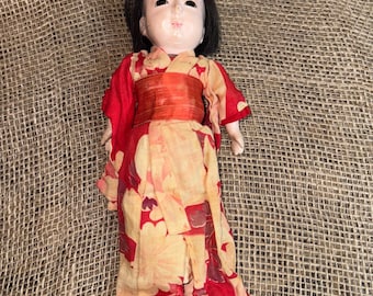 Vintage Japanese Ichimatsu Doll - Kimono Doll - Etsy