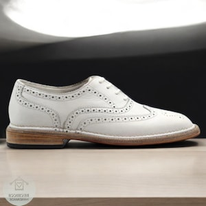 Handmade Oxford Lace-Up Brogue Wingtip Dress Shoes for Women | Luxury Calf Leather Formal Footwear | Custom Goodyear Welted Leather Shoes