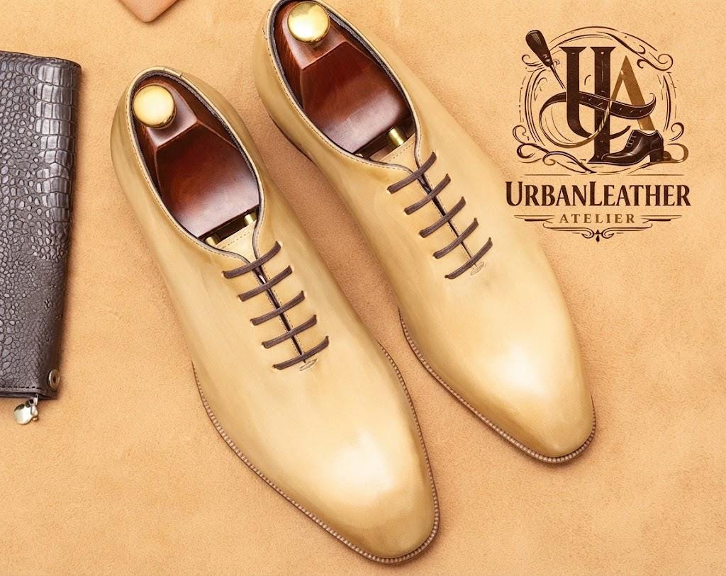 Men's Champagne Dress Shoes