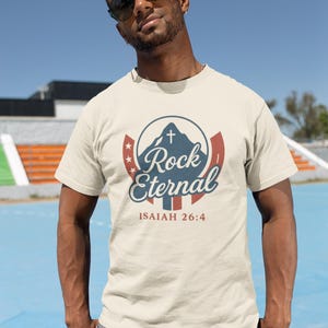 Rock Eternal Isaiah 26:4 | T shirt | Live the Verse | all4HIM collection