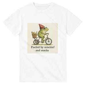Funny Frog Shirt – Goblincore – Frog Meme Tee – Cottagecore Frogcore Aesthetic Gift – Whimsical Amphibian Shirt for Her or Him