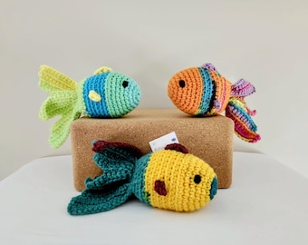 Beta Fish Crocheted Stuffies