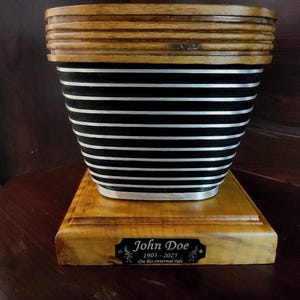 Handcrafted Harley Motorcycle Urn