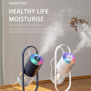 Galaxy Projection Cool Mist Humidifier – LED Night Light Aroma Diffuser | Bedroom, Nursery & Home Decor Gift