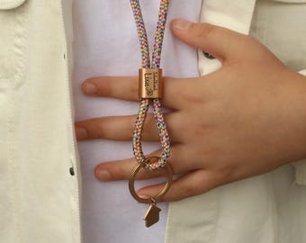 Personalisiertes Schlüsselband Kinder - mit Deiner persönlichen Gravur