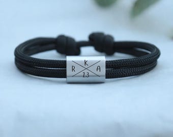 Pulsera personalizada con grabado - Regalo para el Día del Padre, joyería para hombres, regalo de pulsera para hombre, El Mejor Papá
