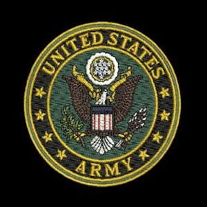 US United States Army Patch | Official Emblem Embroidered Badge | Instant Download