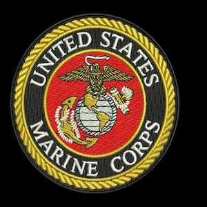 United States Marine Corps | USMC emblem patch | Instant Download