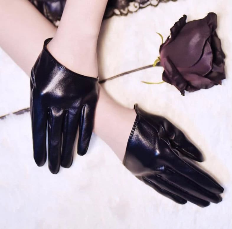 Black Fingerless Gloves - Adjustable Gothic Cargo Glove Women Cool Ninja  Mittens