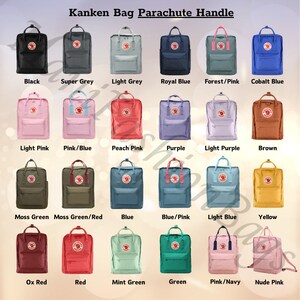 Benutzerdefinierte Fuchs Stickerei Rucksack Fjällräven Kanken Blumen Garten Stickerei Stern Schultasche mit Regenbogen personalisierte Geschenke für Freunde Bild 6