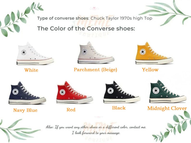 Personnalisez les chaussures en toile peintes à la main F.R.I.E.N.D.S. Peint dessin animé Converse Chuck Taylor des années 1970 peint AMIS Saint-Valentin cadeaux pour elle image 8