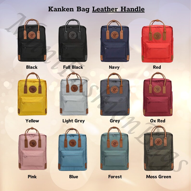 Benutzerdefinierte Fuchs Stickerei Rucksack Fjällräven Kanken Blumen Garten Stickerei Stern Schultasche mit Regenbogen personalisierte Geschenke für Freunde Bild 5