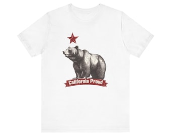 T-shirt California Bear - Proud Vintage Republic Design