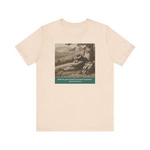Camiseta Nature's Pace Bear - Cita de Emerson - Descanso, paciencia, vida lenta, camiseta anti-ajetreo imagen 18