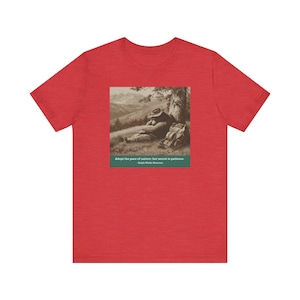 Camiseta Nature's Pace Bear - Cita de Emerson - Descanso, paciencia, vida lenta, camiseta anti-ajetreo imagen 15