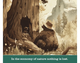 Gene Stratton-Porter Ranger Bear "In the economy of nature nothing is lost"
