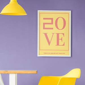 Korean Love Sign Wall Art, Love Sign Korea, K-culture Love, Digital Print Wall Art, Love Poster, Kpop Love