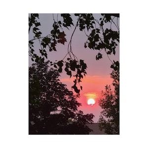 Sunset Rolled Posters, Nature Wall Art, End of Day Prints, Sun Wall Decor, New Day Poster