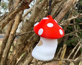 Mushroom cottagecore birdhouse whimsical fairytale garden decor