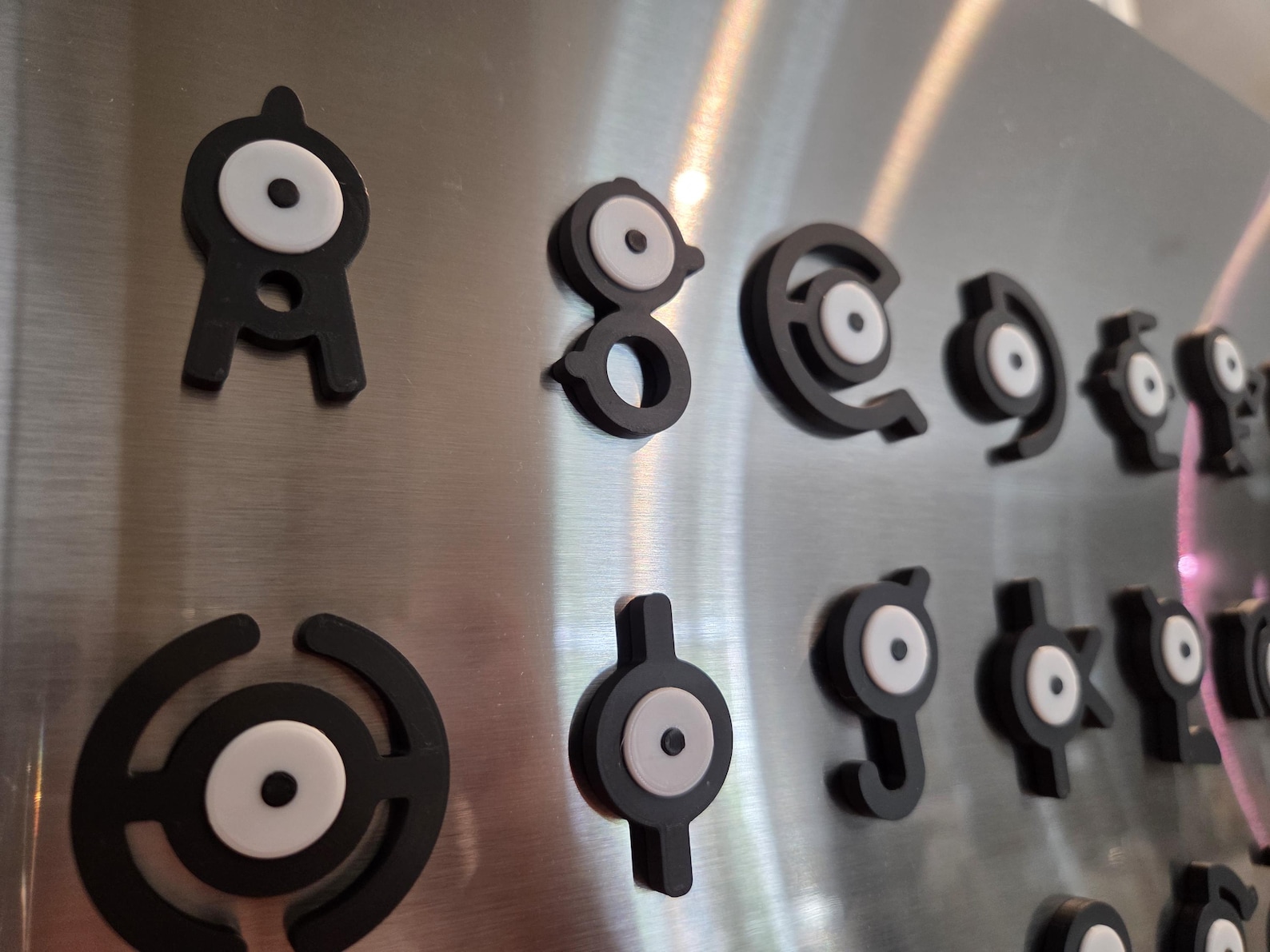 Pokemon Inspired Unown Magnets - Complete Set (28)