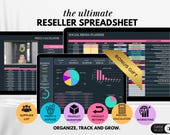 Reseller Spreadsheet, Reseller Bookkeeping, Inventory Tracker, Inventory Management Template, Reseller Tracker, Reseller Tools Google Sheets