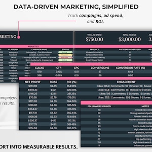 Marketing tracker tab for ad campaigns and ROI — measure what’s working and plan smarter promotions