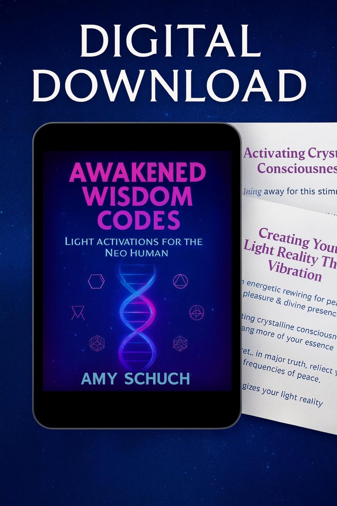 Awakened Wisdom Codes 3 Day Spiritual Activation Journal DNA Light Code ...