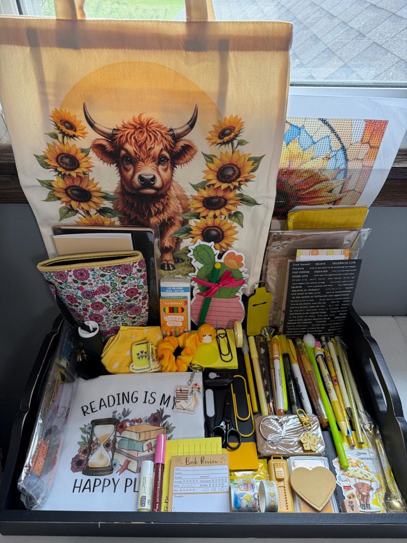 Deluxe Bundle: Loves Highland Cows and Sunflowers.