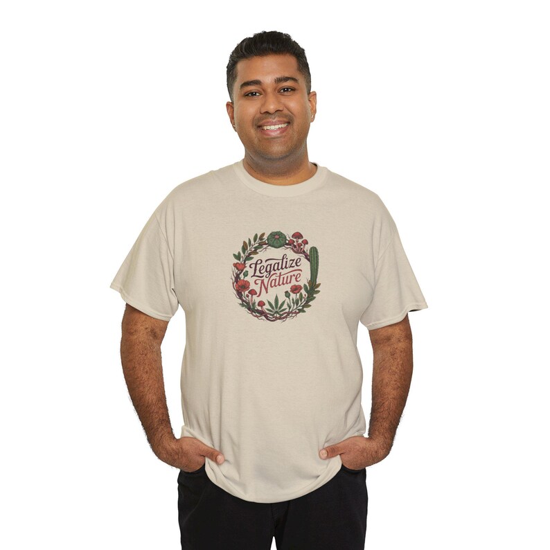 Legalisera naturens rörelse T-shirt | Aktivistfrihetströja bild 5